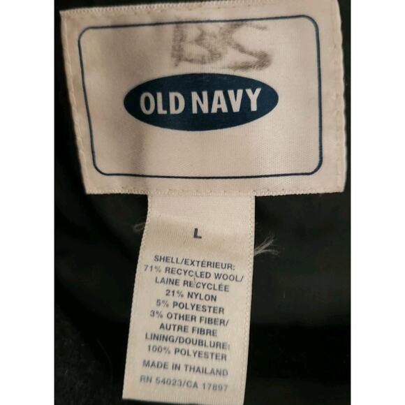 Old Navy Collection Wool Blend Jacket Mens L Heather Gray - Picture 7 of 7